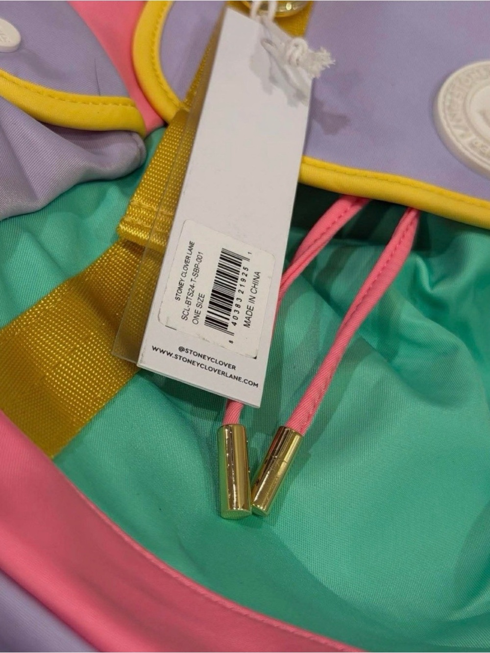 Stoney Clover Lane Flap Backpack ~ Fruit Punch - Picture 2 of 6
